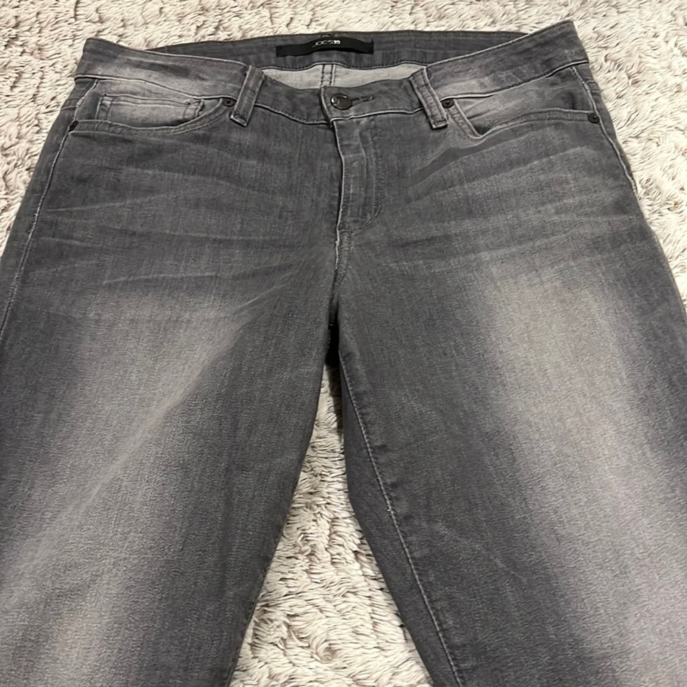 Size 30 mid rise gray jeans
